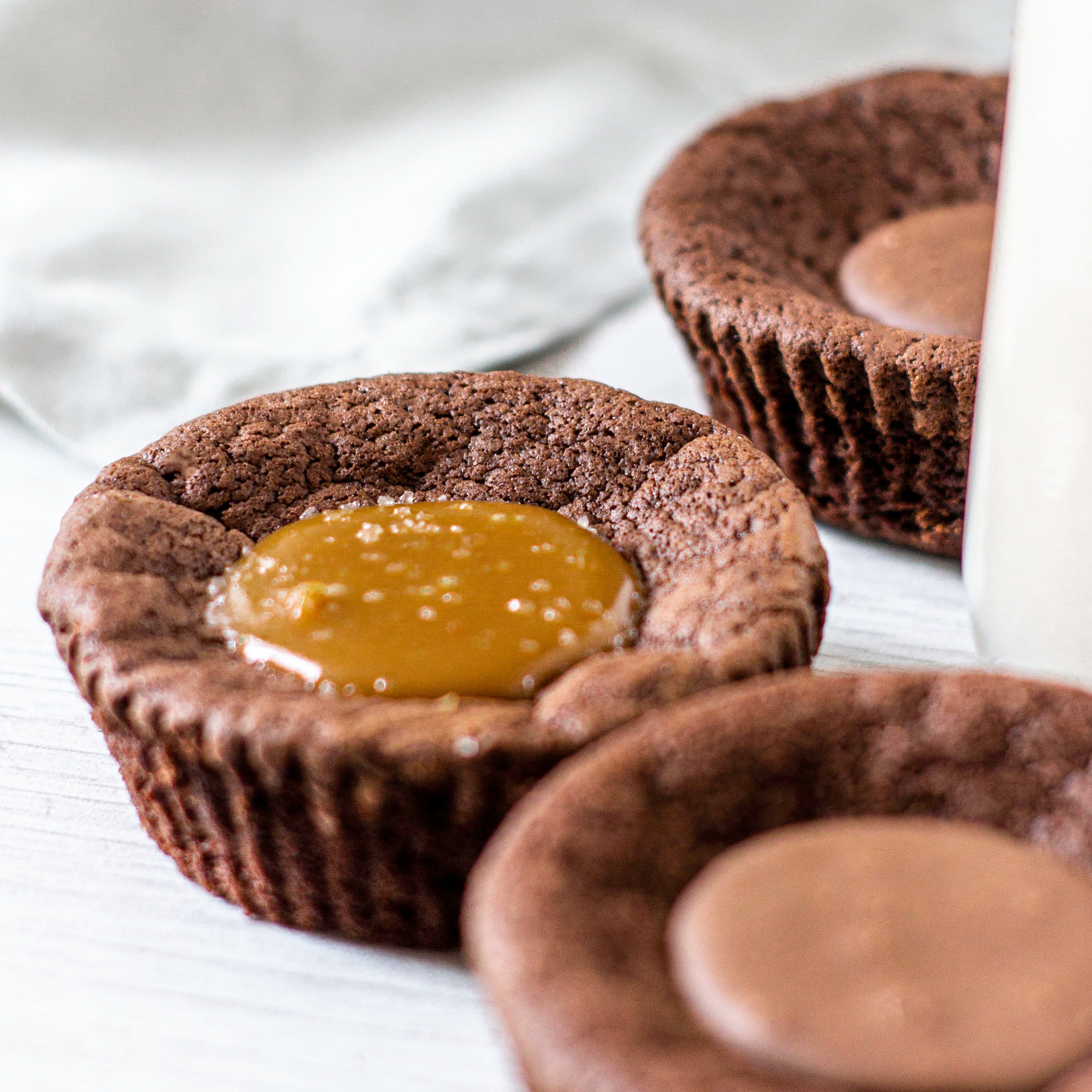 Ooey Gooey Lava Cake Salted Caramel