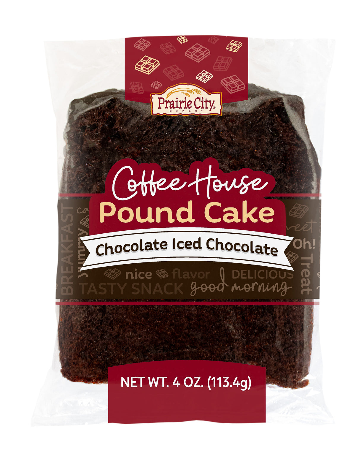 Coffee House Pound Cake Chocolate Iced Chocolate | Prairie City Bakery